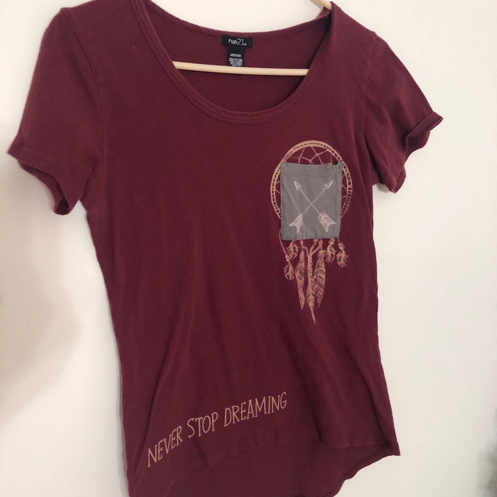 Maroon Tee